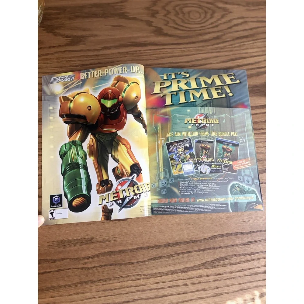 Nintendo Power Volume 162 Metroid Prime with Posters, Stickers and Comic
